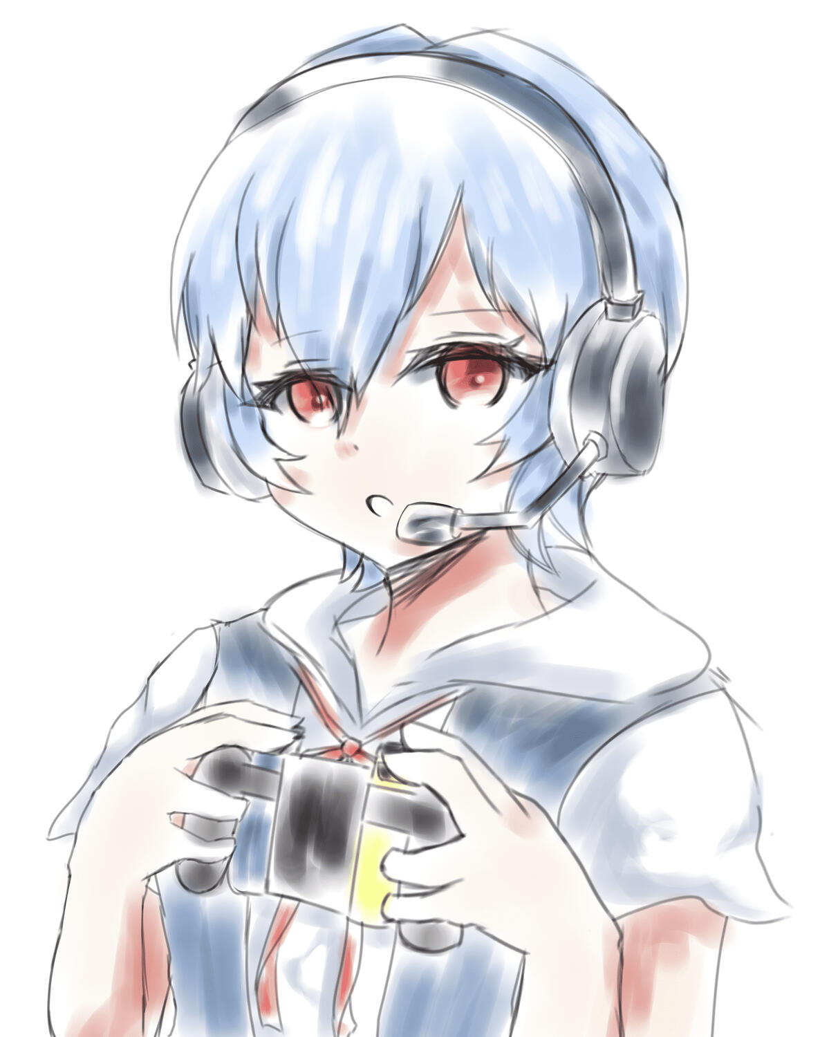 That's rei from evangelion